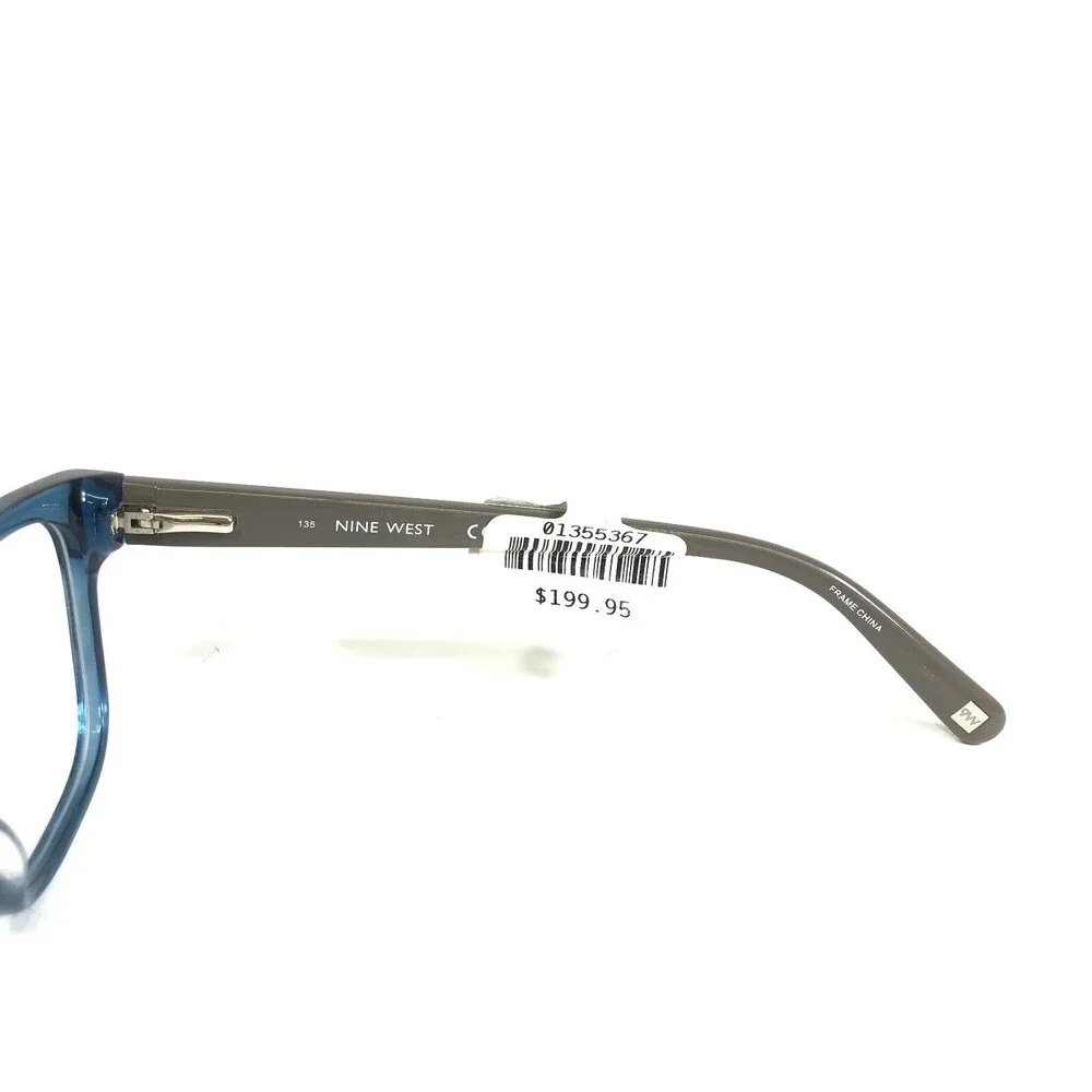 Nine West Eyeglasses Frames NW5113 424 Grey Clear Blue 50-17-135